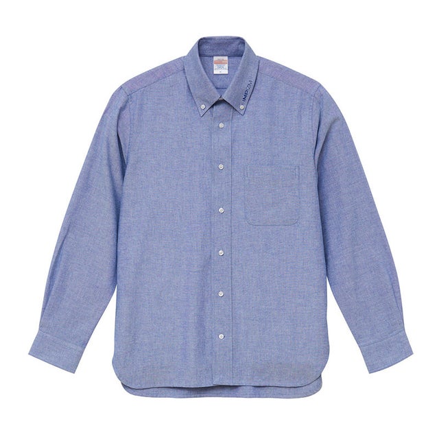 ★美品 21aw オックスボタンダウンシャツ yohjiyamamoto レディース 長袖オックスボタンダウンシャツの通販-オリジナル